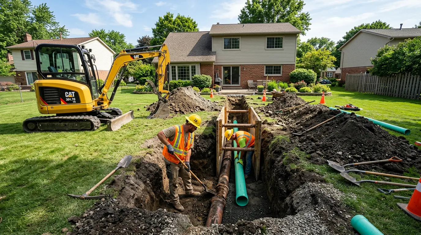Sewer Line Cleaning in New London, PA